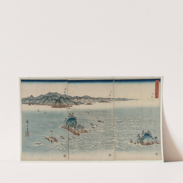 The Whirlpools of Awa (1857) by Andō Hiroshige