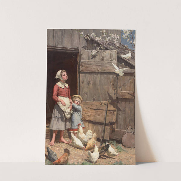 The White Dove by Jennie Augusta Brownscombe