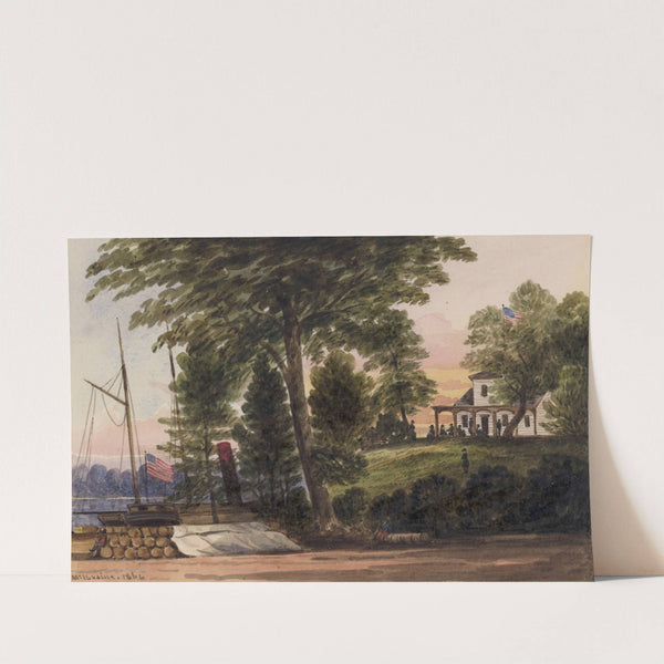 The White House - Pamunkey River, Va. by William McIlvaine