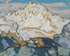 The White Mountain Top. Study from Switzerland