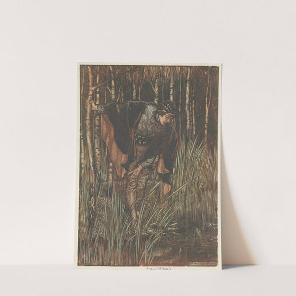 The white snake (1920) by Arthur Rackham