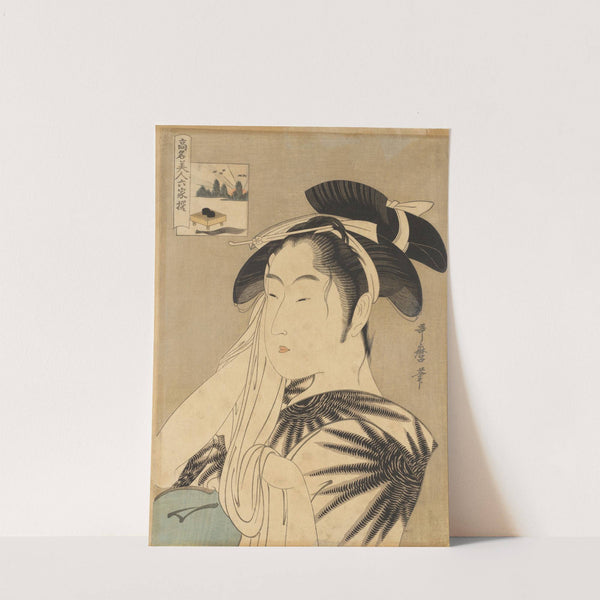 The Widow of Asahiya (between 1795 and 1796) by Kitagawa Utamaro