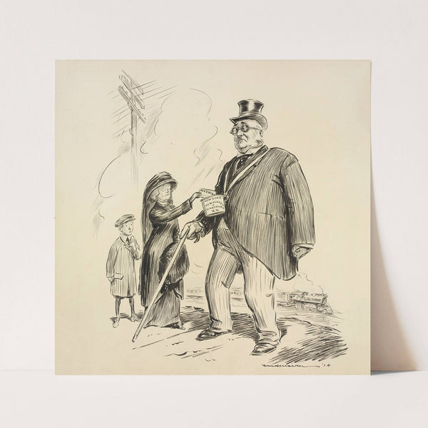 The Widow’s mite (1914) by William Henry Walker