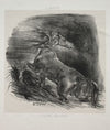 The Wild Horse, or Frightened Horse Leaving the Water (1828)