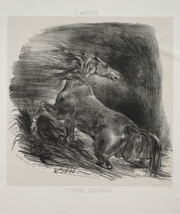 The Wild Horse, or Frightened Horse Leaving the Water (1828)