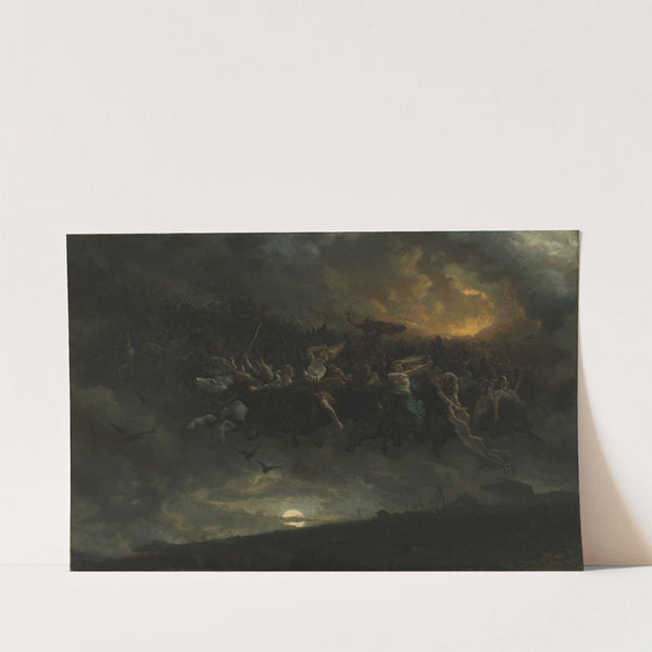 The wild Hunt of Odin by Peter Nicolai Arbo