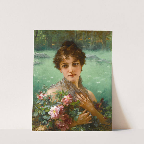 The wild roses by Conrad Kiesel