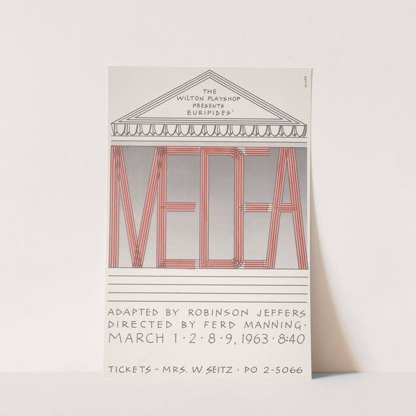 The Wilton Playshop presents Euripides' Medea by H. Edward Oliver