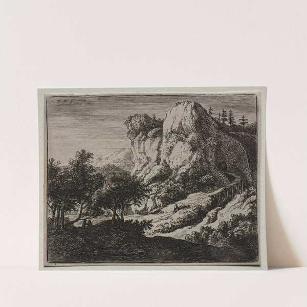 The Winding Wooden Bridge (1637–90) by Antonie Waterloo