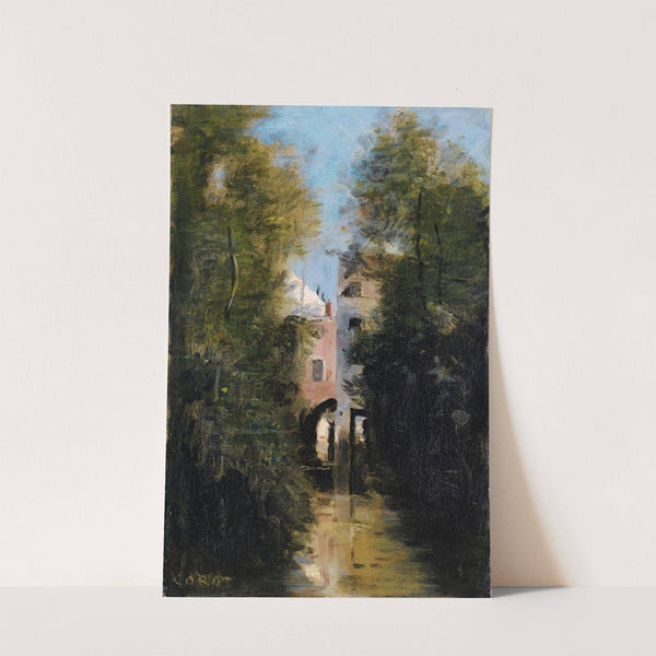 The Windmill On The Thérain River In Beauvais by Jean-Baptiste-Camille Corot