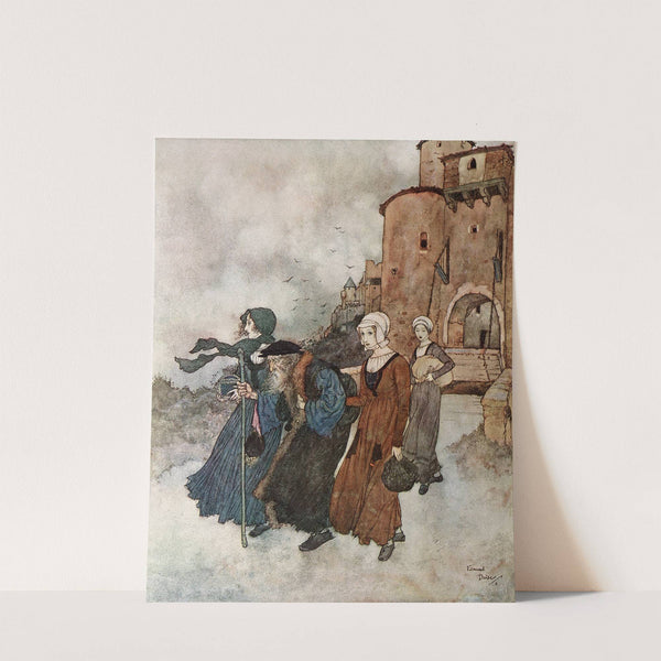 The Wind’s Tale Pl 4 (1911) by Edmund Dulac