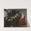 The Wine Glass by Johannes Vermeer