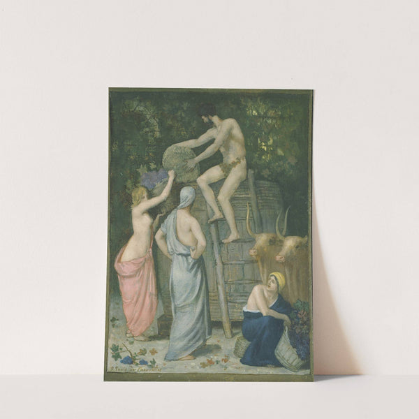 The Wine Press by Pierre Puvis de Chavannes