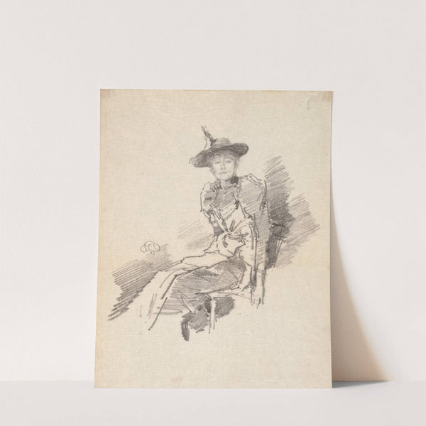 The Winged Hat (1890) by James Abbott McNeill Whistler