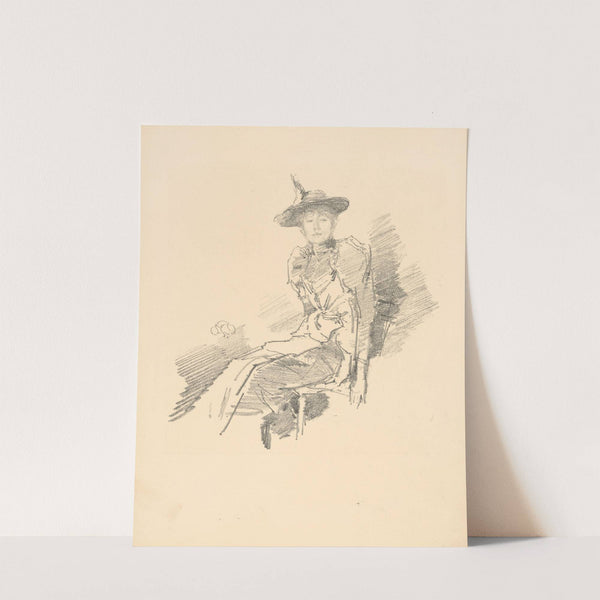 The winged hat (1890) by James Abbott McNeill Whistler