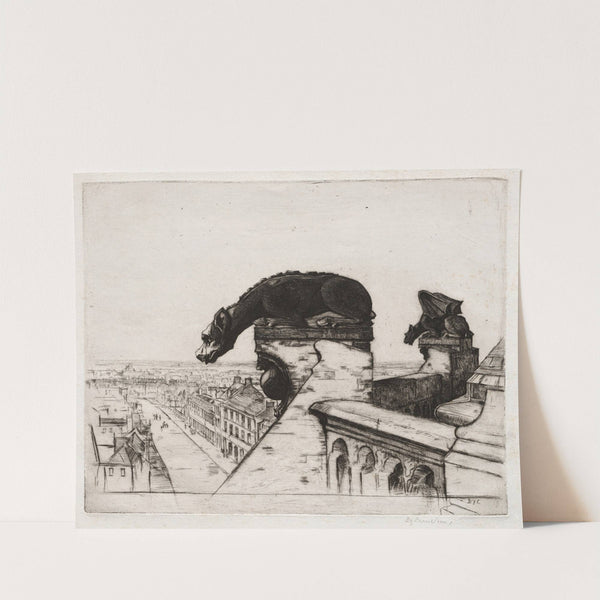 The Wingless Chimera (1911) by David Young Cameron