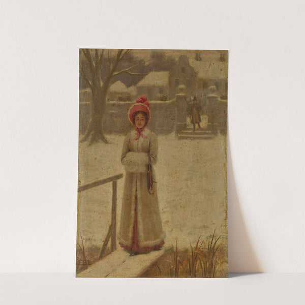 The winter walk by Edmund Blair Leighton