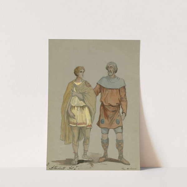 The Winter’s Tale; Attendants, Act I (1904) by Tom Heslewood