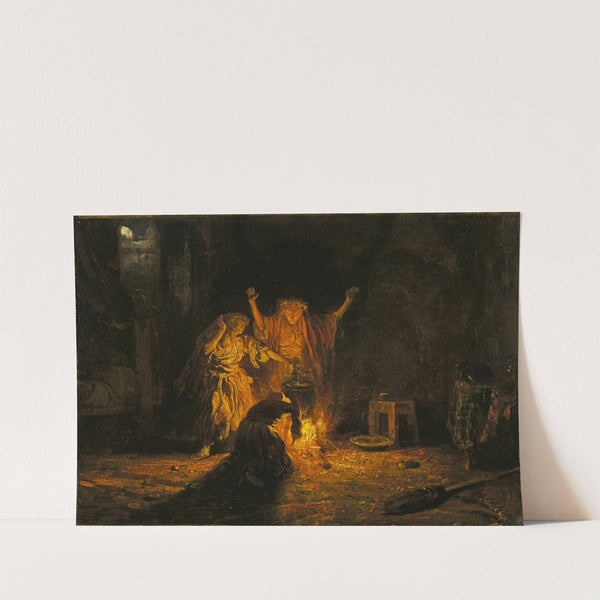 The Witches in Macbeth (c.1841 - 1842) by Alexandre-Gabriel Decamps
