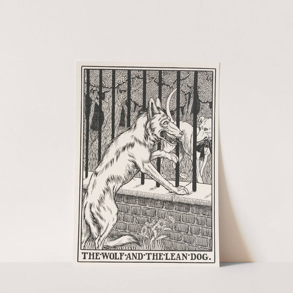 The Wolf and the Lean Dog by Percy J. Billinghurst