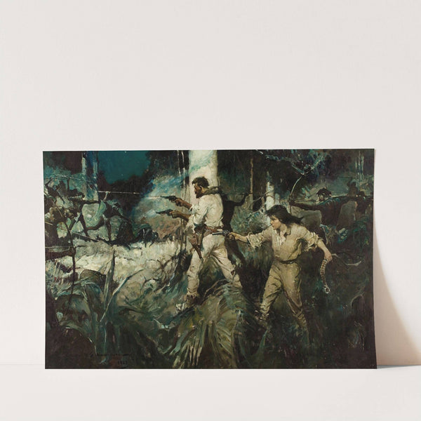 The Wolf Halted (1923) by Frank Earle Schoonover