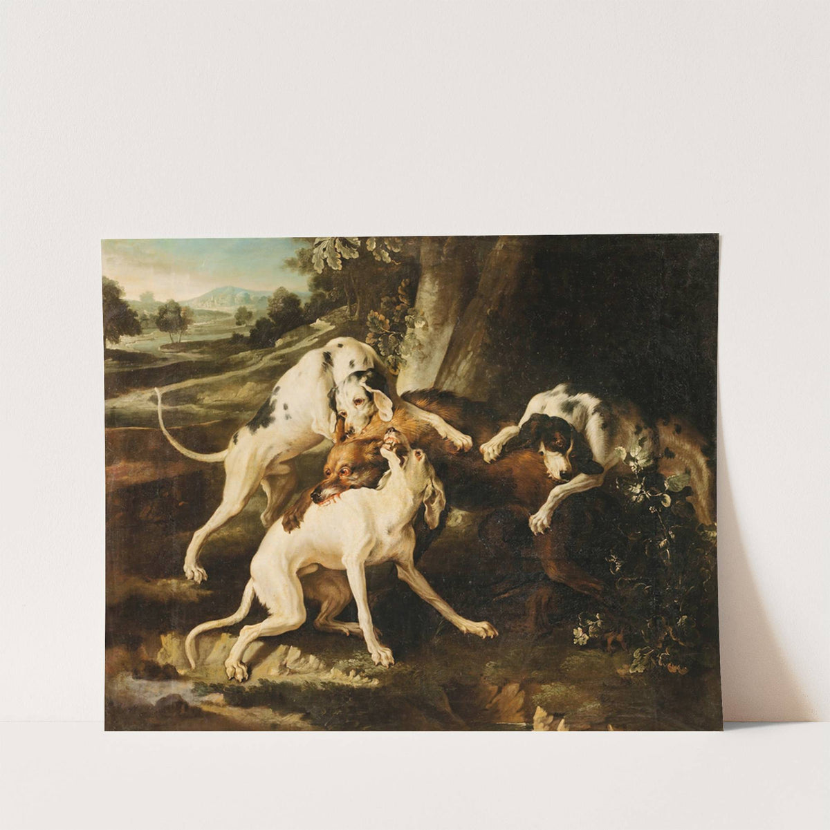 The Wolf Hunt by Alexandre François Desportes