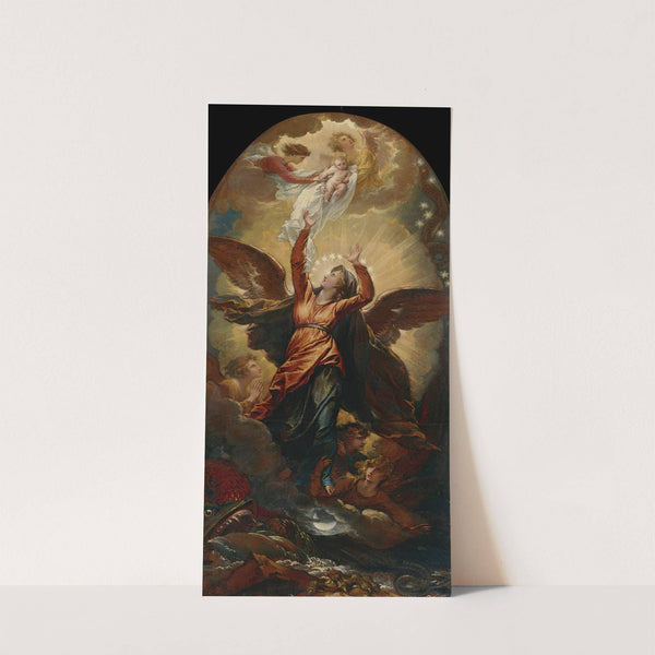 The Woman Clothed with the Sun Fleeth from the Persecution of the Dragon (ca. 1797) by Benjamin West