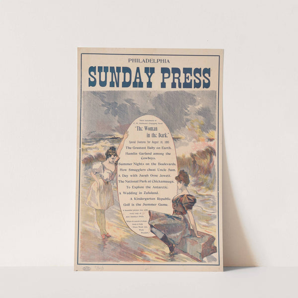 The woman in the dark by George Reiter Brill