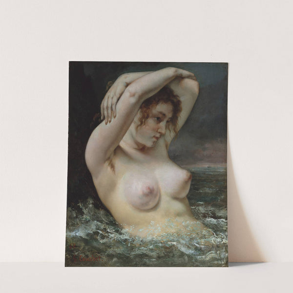 The Woman in the Waves (1868) by Gustave Courbet