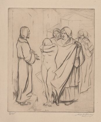 The woman taken in adultery