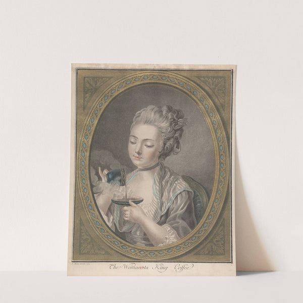 The Woman Taking Coffee by Louis-Marin Bonnet