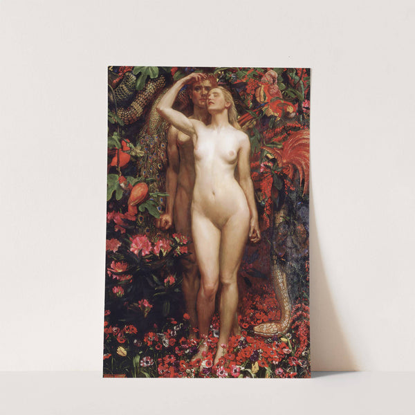 The Woman, The Man And The Serpent (1911) by Byam Shaw