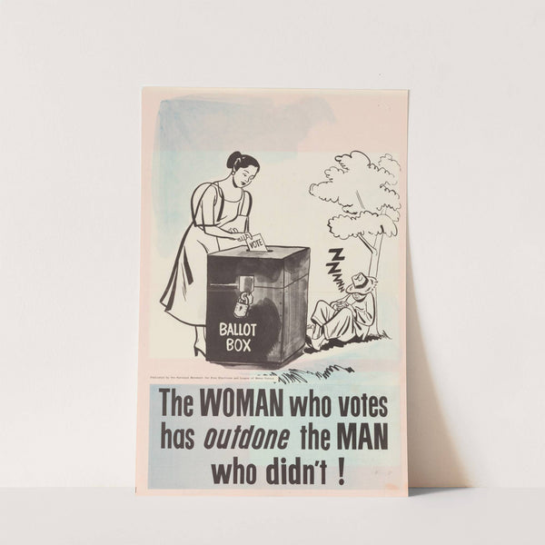 The Woman Who Votes by U.S. Information Agency