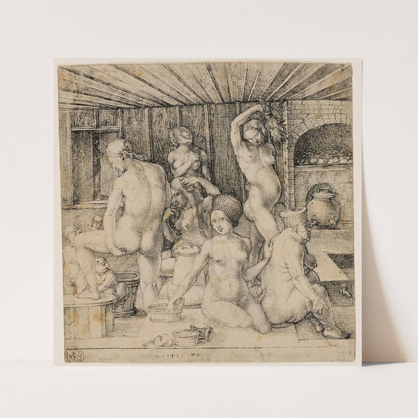 The Women’s Bath (1496) by Albrecht Dürer