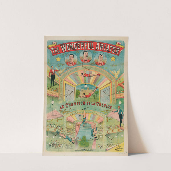 The Wonderful Ariator Le Champion De La Voltige (1888) by Imp. Charles Lévy