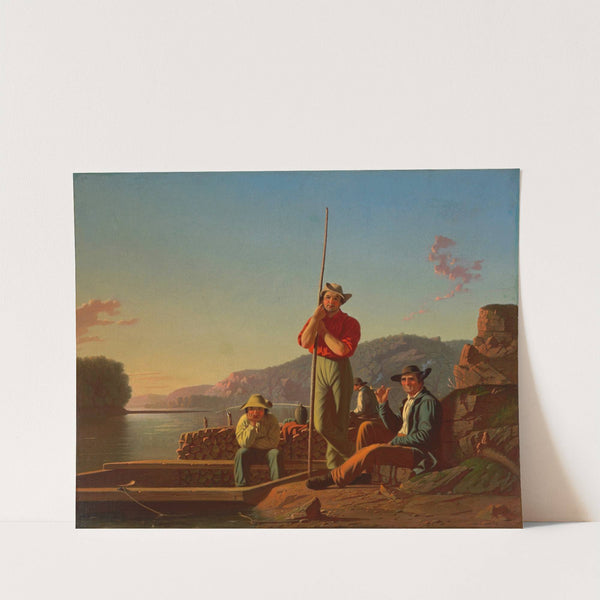 The Wood-Boat by George Caleb Bingham