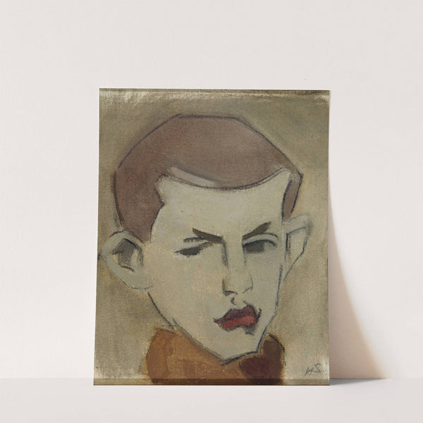 The Woodcutter, head study (1943) by Helene Schjerfbeck