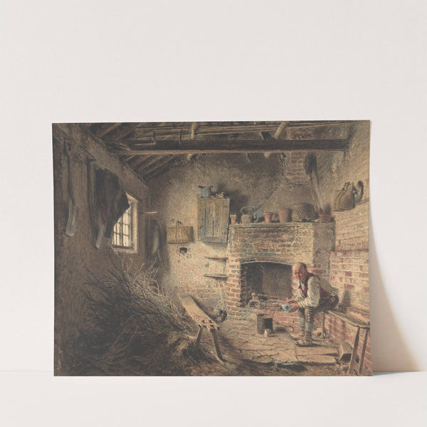 The Woodcutter's Breakfast (The Faggot Gatherer's Meal) by William Henry Hunt