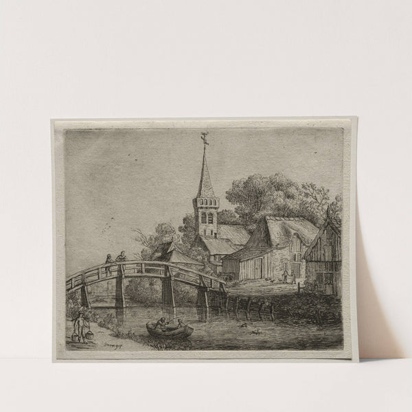 The Wooden Bridge (c. 1650) by Jan van Goyen