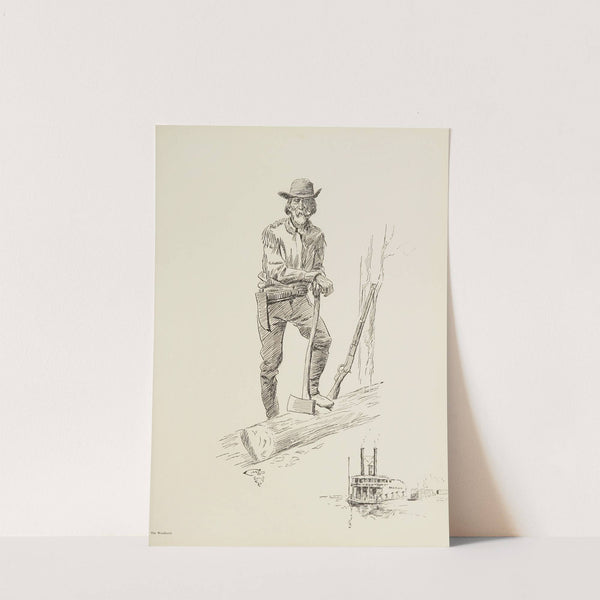 The Woodhawk (1900) by Charles Marion Russell