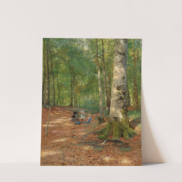 The Woodland Glade by Peder Mørk Mønsted