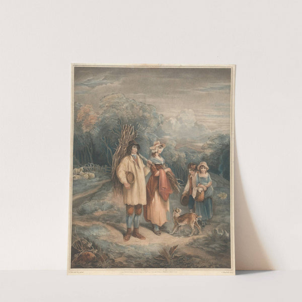 The Woodman’s Return (1797) by Francis Wheatley