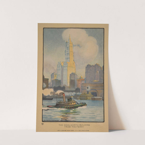 The Woolworth Building from the Ferry (1914) by Rachael Robinson Elmer