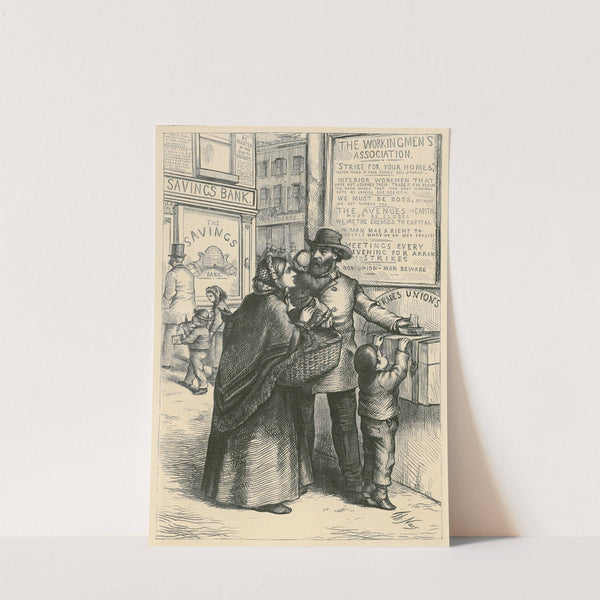 The workingman’s mite (1871) by Thomas Nast