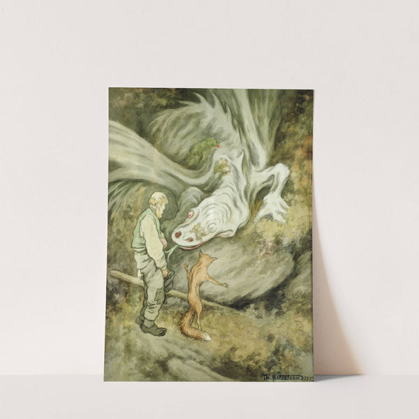 The World Do Not Pay Different My Dear Dragon by Theodor Kittelsen