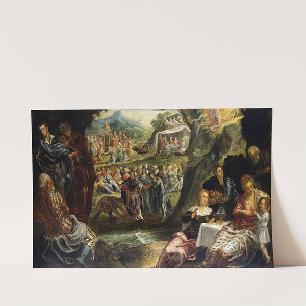 The Worship of the Golden Calf by Jacopo Tintoretto
