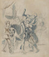 The Wounded Goetz von Berlichingen Takes Refuge in a Gypsy Camp (ca. 1836)