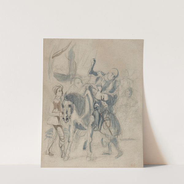 The Wounded Goetz von Berlichingen Takes Refuge in a Gypsy Camp (ca. 1836) by Eugène Delacroix