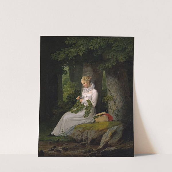 The wreath maker by Georg Friedrich Kersting