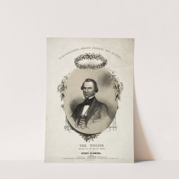 The Wreath – Sheet Music Cover (c. 1853–57) by Winslow Homer